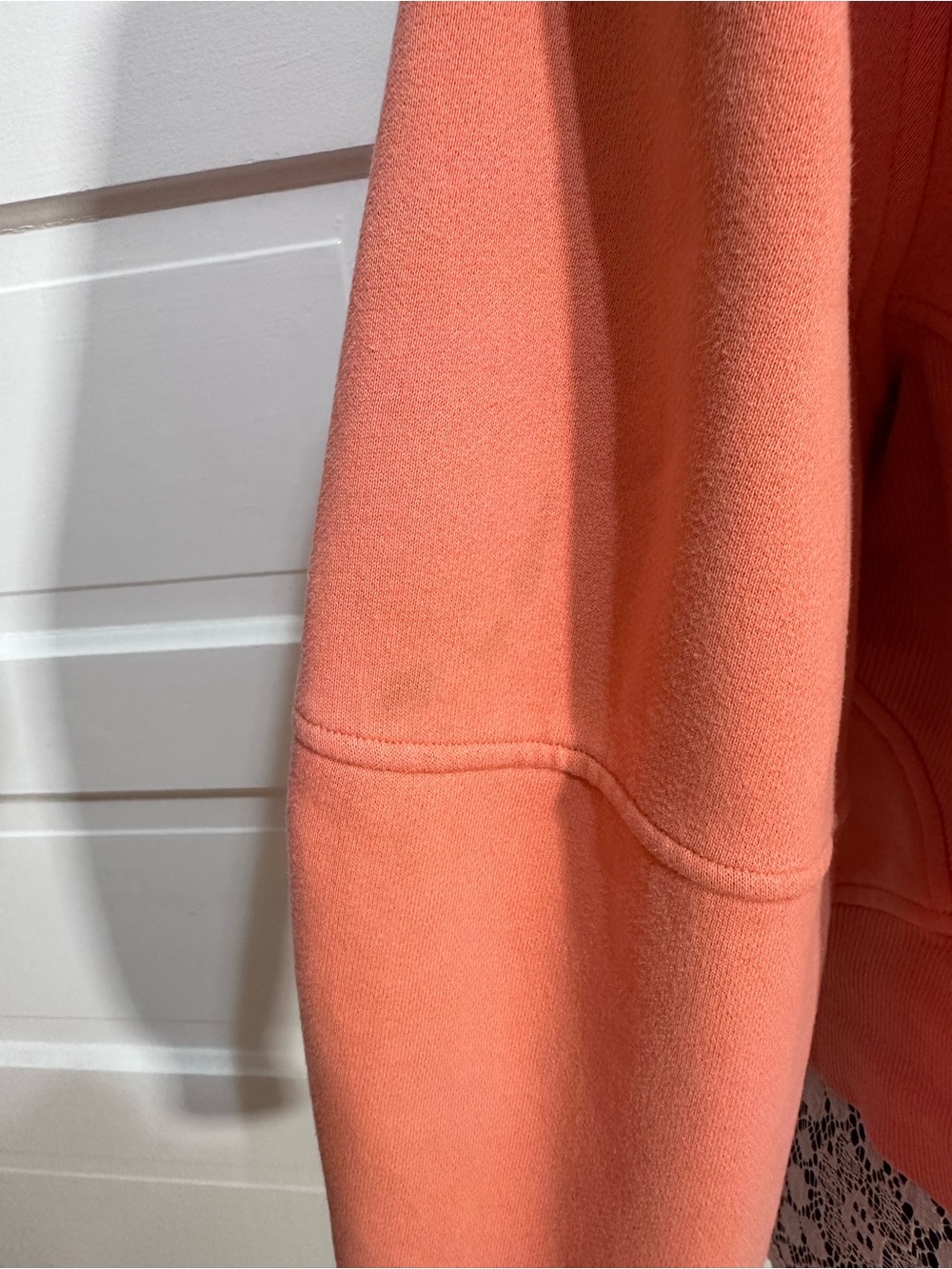 Lululemon Scuba Oversized Half-Zip Hoodie Sz XS/S Orange $138 - Picture 7 of 8